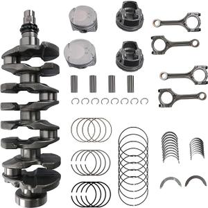 G4FJ 1.6L Engine Crankshaft Piston Connecting Rod Bearings Kit Fit for Hyundai Elantra Accent Verna Tuscon Veloster Sonata 2014-2019 for Kia Optima Forte Sportage 2015-2021 1.6L 231102B710 235102B700