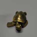 Torch Lighter - Turtle Shaped Refillable Gas Adjustable Flame Lighter, Unique Gift for Men & Women, Decorative Tabletop Lighter for Home & Office (Without Butane)-Titanium Gold