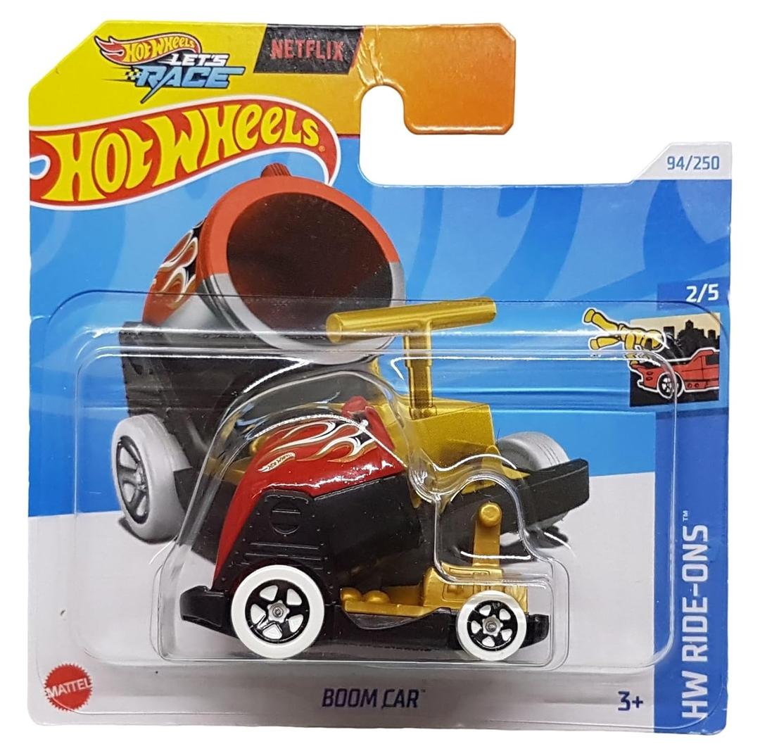 Hot Wheels - Boom Car - HW Ride-Ons 2/5 - HTD95 - Short Card - Netflix Let's Race - Mattel 2024-1:64