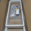 OKES Modern Dimmable LED Ceiling Light, 78W White Flush Mount 3-Square Fixture, 35.4" Stepless Dimming Ceiling Light for Bedroom, Kitchen, Dining Room, Remote Control Included