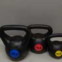Fitvids Kettlebell Sets 3 Piece Strength Training KettleBells Weight Set 10lb, 15lb, 20lb Kettle Bell