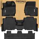 OEDRO Floor Mats Fit for Ford Expedition/Expedition Max 2025-2018 with 2nd Row Bench Seat,All Weather Expedition Car Mat Includes 1st and 2nd 3rd Row Floor Liners, Black
