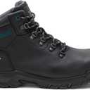CAT Women's Mae Waterproof Steel Toe Work Boot (6.5, Black)
