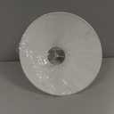 Aspen Creative 32206A Hardback Empire Spider Lamp Shade in White, 6" Top x 19" Bottom x 12" Slant Height