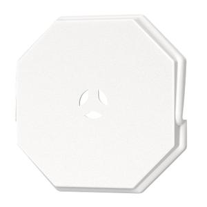 Vinyl Siding Mounting Blocks, Siding Mounting Kit, 130110006001 Octagon Mount Block, Mounting Plate for 1/2 inch Lap and 4 inch to 10 inch Height Siding, White