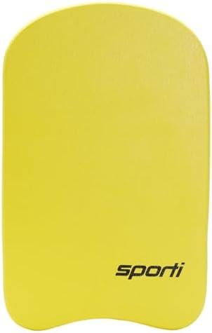 Sporti Adult Kickboard for Swim Training - Swimming Kickboard for Men Women, Water Board for Adult, Swimming Training Aid (Yellow)
