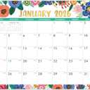2 x Magnetic Calendar for Fridge - Magnetic Calendar 2026, Jan.2026 - Dec.2026, 8"  10", 2026 Calendar, Tear-off Pad, Blocks with Julian Dates - Floral