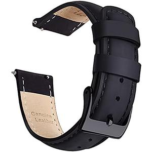 Ritche Christmas Gift Quick Release Leather Watch Bands Genuine Watch Straps for Men Women Top Grain Leather Watch Strap, White Elephant Gifts, Stocking Stuffers for Men, Father's Day gifts