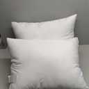 Serta Down Illusion Soft Hypoallergenic Medium/Firm Bed Pillows for Side, Stomach or Back Sleepers (2 Pack), King, White