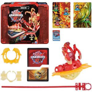 2 x Bakugan Baku-tin with Special Attack Mantid, Customizable, Spinning Action Figure and Toy Storage, Kids Toys for Boys and Girls 6 and up