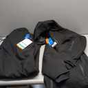 GSOU SNOW Women Ski Jacket and Pants Set Men Snowboard Jacket Baggy Snow Suit Waterproof Windproof Insulation Ski suit (X-Large, Black)