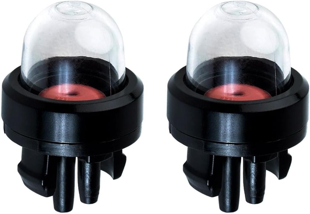 2-Pack 188-512 Snap in Primer Bulb for 2-Cycle Small Engine Craftsman Husqvarna Poulan Stihl Echo Chainsaw Homelite Bolens String Trimmer Ryobi BP42 WT-23A Leaf Blower 125B 125BX 125BVX