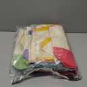 Sanwuta 9 Pack Canvas Tote Bags with Outer Pocket Large Reusable Grocery Shopping Travel Blank Tote Bag for Women Mother (Macaron Colors)