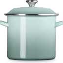 Le Creuset Enamel on Steel Traditional Stockpot, 8 qt., Sea Salt with Stainless Steel Knob