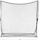 Amazon Basics Portable Golf Practice Hitting Net for Indoor/Outdoor Swing Training, Quick Setup, 8 Feet x 8 Feet, Black