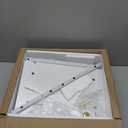 X-cosrack Small Makeup Vanity Desk with Mirror & Chair, Mini Vanity Desk Table Set with Fabric Storage Drawer, 19.7" Compact Vanity Desk for Kids, Girls, Dressing Table with Chair for Bedroom, White