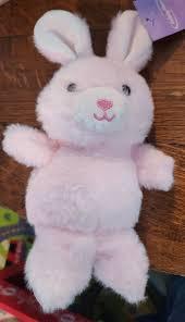 Little Bunny Bean Bag Stuffed Animal for Kids, Palm Sized Rabbit Toy Plush for Girls and Boys, Fluffy and Soft Bunny Plushie 3.5 inches (Pink)
