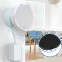 Maxonar Pop Wall Mount, Wall Mount Smart Speaker Stand Holder Compatible with Echo Pop, Google Nest Speaker Accessories Save up Space Cable Management- White