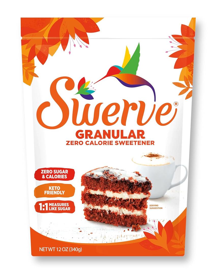 2 x Swerve Sweetener, Granular, 12 Ounce