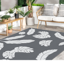 Lavezee Outdoor Rugs 8x10 Waterproof Indoor Outdoors Camping Area Rug for Patio, RV, Picnic, Bedroom, Kitchen, Reversible Portable Large Floor Mat