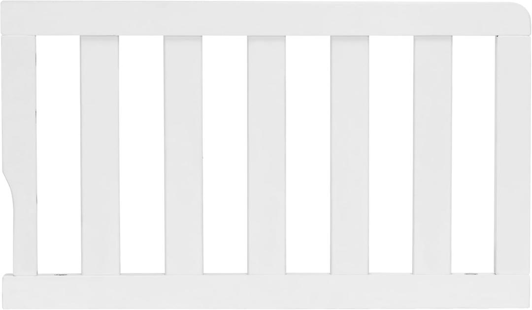 Dream On Me Convertible Crib Toddler Guard Rail in White, Compatible with Select Dream On Me Cribs, Crib to Toddler Bed Conversion, Easily Attachable (21.25L x 1.2W x 12.25H), 1 Count
