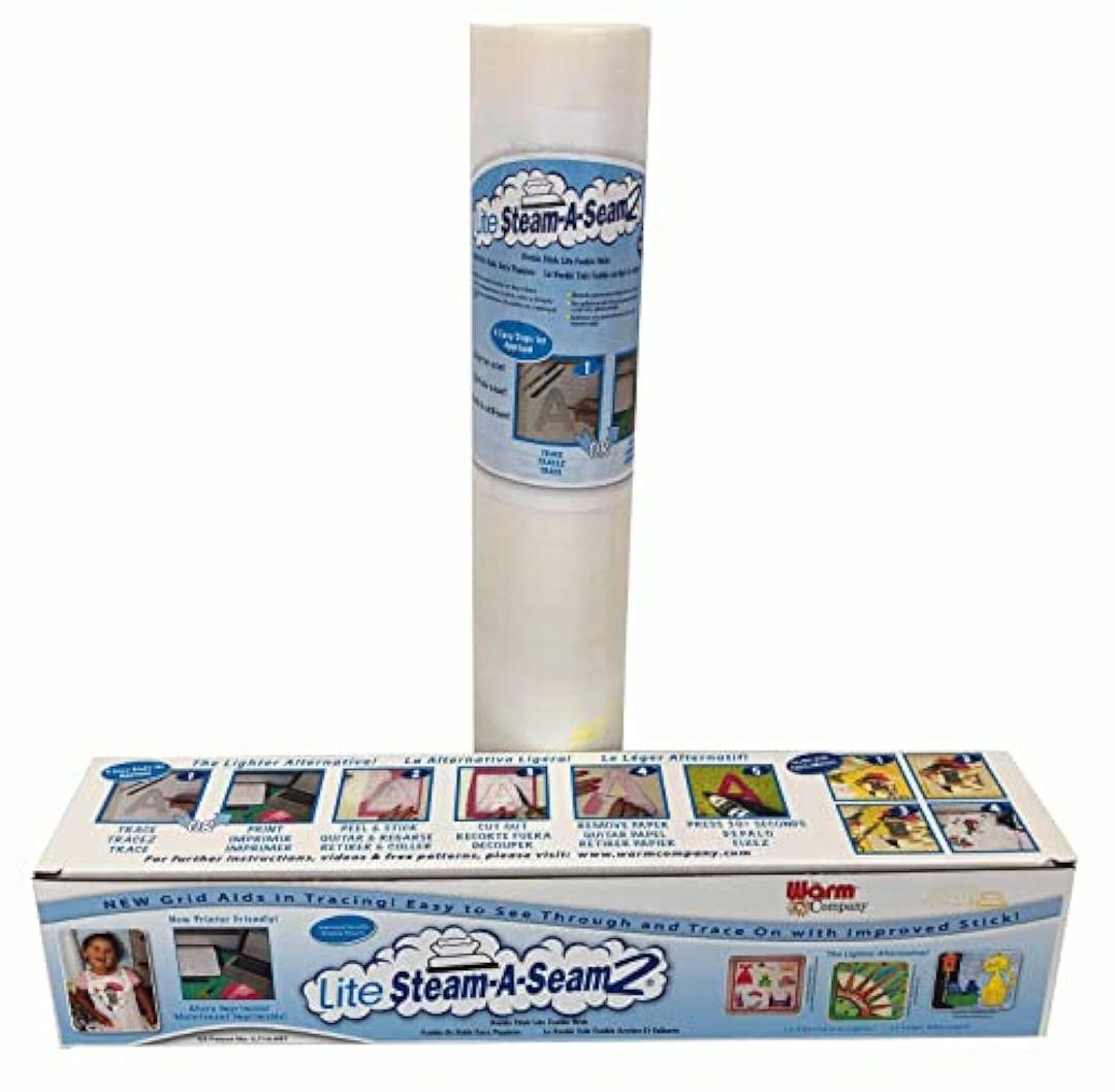 Warm Company Steam A Seam 2 Lite Fusible Web 24" Wide 3 Yard Roll Packed in Kraft Tube