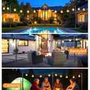 6 Pack String Light Poles for Outside, Thickened Metal Lights Hanger Pole Outdoor with Fork, Lighting Hanging Post Accessories for Patio Decor Garden Backyard Yard Front Porch Outside Decorations