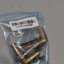 2PCS Solid Brass 90 Elbow Barb Bulkhead Fitting 1/2"OD Barb Coupling Tank Connector Hose Pipe Fitting for Water/Oil/Gas