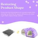 Guinea Pig House and Tunnel Set - 2 Pack Washable Guinea Pig Hideout Bed, Plush Small Animal Hide and Toy with Non-Slip Bottom for Ferret Dwarf Bunny