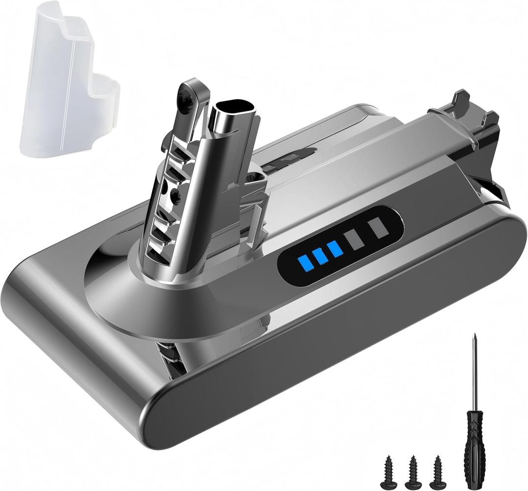 Premium Replacement for Dyson V10 Battery SV12 Compatible with V10 Cyclone Animal Absolute 242151 Fluffy Motorhead Total Clean Vacuum Cleaner (Not Fit SV10)