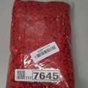 Red Sequin Fabric by The Yard 1 Yard Soft Velvet Fabric Upholstery Fabric Velvet Sequins Linen Fabric for Crafts Glitter Mermaid Fabric Material Dress Fabric Sequin Cloth Sewing Fabric for Costumes