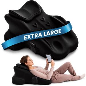 Memory Foam Couples Ergonomic Wedge Pillow Extra Large 27°