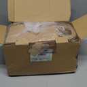 Gift Bags 8.25"X5.9 "X3.15" 100pcs Brown Kraft Paper Bag with Handles for Small Business Christmas Bulk, Wedding, Party Favor, Shopping, Lunch, Halloween Trick-or-Treat Bags