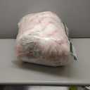 AEPINBH Electric Blanket, Soft Faux Rabbit Fur Bubble Heated Blanket with Dual Control 6 Heating Levels & 10 Hours AutoOff, Machine Washable, Fast Heating (Pink White, 90"X100")