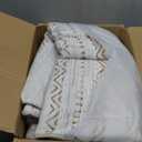 Nakagishi Area Rug Living Room Rugs: 5x7 Washable Boho Large Neutral Farmhouse Soft Moroccan Stain Resistant Indoor Carpet for Bedroom Nursery Kids Playroom Office Dining Room Home House Decor- Brown