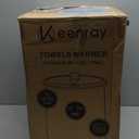 Keenray Upgraded Towel Warmer Bucket, Large Towel Warmer with 3 Heating Modes, Heat Time 30/45/60/90 Min Adjustable and Up to 24 Hour Delay Timer, Towel Heater for Oversize Bathrobes Blankets, CL1Plus (Clear White)