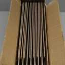 HappyHapi 16 Pack Clipboard 8.5 x 11 Letter Size Clip Boards Bulk, A4 Wooden Hardboard Office Clipboards Pack for Classroom, Work-Meetings, Brown