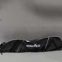Athletico Diamond Trail Padded baseball i Bag - Single Baseball Travel Bag to Transport Baseball Equipment with wheels (Black, 170cm)