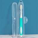 2 x Soft Toothbrushes with Box (Regular Size Head), Periodontist Design Tapered Bristles for Sensitive Teeth & Receding Gums (5 Pack, Colors May Vary)