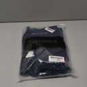 Women's Wide Leg Pants Y2K Trendy Elastic Waist Track Pants Baggy Tie Knot Trousers with Zipper Pockets Streetwear Casual, Size: X-Small (Navy Blue)