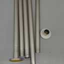 Brushed Nickel Shower Curtain Rods - 31-80 Inch Spring Tension Shower Rods for Bathroom, Adjustable, No Drilling, No Rust, Stainless Steel