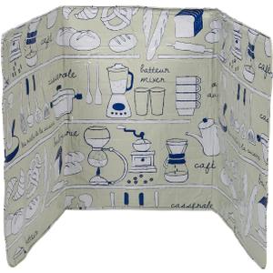 Oil Splatter Screen Foil Plate 33.07X15.35 Inch Adjustable Stove Burner Heat Insulation Guard Kitchen Oil Barrier Shield for Cooking Cleanup (medium, As Shown)