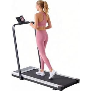 Walking Pad Treadmill for Home, Lightweight Walk Machine with Remote Control and LED Display, Portable Treadmill Under Desk for Walking, Jogging, Running
