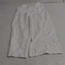 SHENHE Women's Beach Cover Up Pants Wide Leg Loose Swim Bathing Suit Coverups Palazzo Pants (White, XS)
