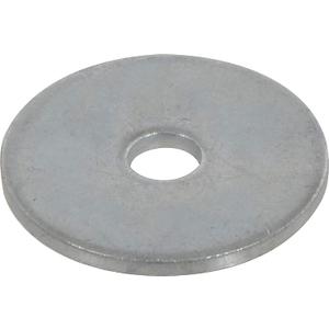 Hillman 100 Pcs Zinc Fender Washers (3/8" x 2") | Large OD Flat Washers for Bolts, Nuts & Screws | Zinc-Plated Steel Hardware for Sheet Metal, Wood & Fastening Projects