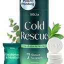 Solia Shower Steamers Eucalyptus and Menthol 7-Pack - Patent-Pending - Real Essential Oil Eucalyptus Shower Bombs Gift Set, Menthol Tablets, Spa Steamers Aromatherapy Selfcare Bath Gifts for Women