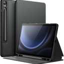 JETech Case for Samsung Galaxy Tab S10 Lite / S10 FE / S9 FE 10.9-Inch with S Pen Holder, Slim Folio Stand Protective Tablet Cover, Multi-Angle Viewing (Black)