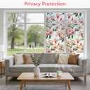 NINETREX Window Privacy Film, Stained Glass Static Clings, 35.4"x157.4"