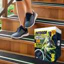 THUNDER GRIP Glow in the Dark 30" x 6"-12-Pack Weather Resistant Outdoor Stair Treads 80-Grit