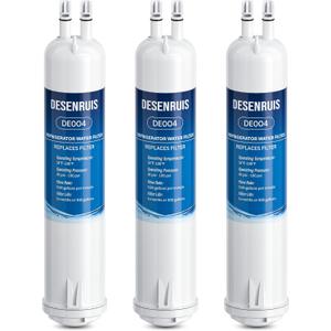 4396841 Replacement for EDR3RXD1, Filter 3, KAD3RXD1, WHR3RXD1, Compatible with Kenmore 46-9083,46-9030, 9030, 9083 Water Filter, Pack of 3, By DESENRUIS